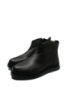 Imagine Ghete damă casual, negre, din piele naturală FLO290N
