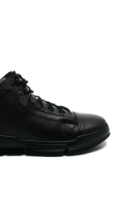 Imagine Bocanci bărbați până la gleznă, negri, din piele naturală granulată GOR2201