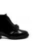 Imagine Botine damă cu buchet de ciucuri, negre din lac