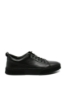 Imagine Pantofi sport plain black, din piele naturală FNXY130