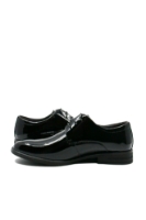 Imagine Pantofi eleganți stil derby, negri din lac FNX7605