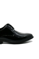 Imagine Pantofi eleganți stil derby, negri din lac FNX7605
