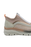 Imagine Sneakers colorblock roz din material textil plasă RIK48053-31