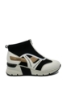 Imagine Sneakers înalți alb combi din material textil și plasă RIKN6360-00