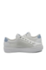 Imagine Pantofi casual sport albi din piele naturală și plasă RIKL8803-80