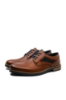Imagine Pantofi bărbați casual-business maro din piele naturală RIK13522-24