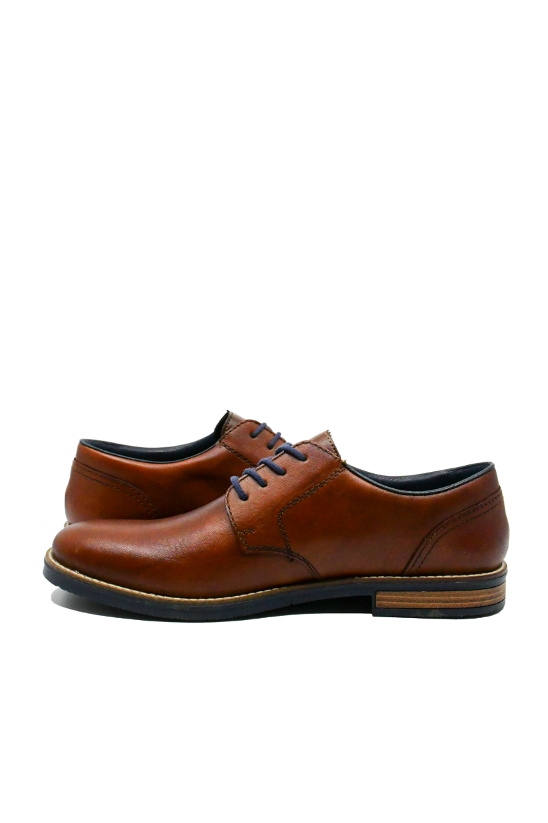 Imagine Pantofi bărbați casual-business maro din piele naturală RIK13522-24