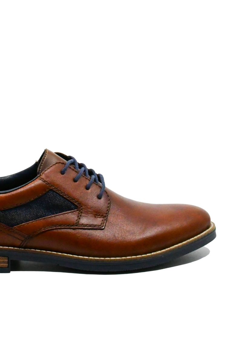 Imagine Pantofi bărbați casual-business maro din piele naturală RIK13522-24