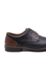 Imagine Pantofi casual bleumarin din piele naturală cu perforații RIK10308-14