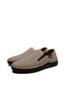 Imagine Mocasini anatomici bej, fără șiret, din piele naturală GOR7573 