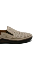 Imagine Mocasini anatomici bej, fără șiret, din piele naturală GOR7573 