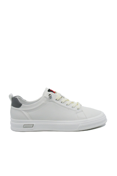 Imagine Pantofi sport alb clasic, din piele naturală OTR640021