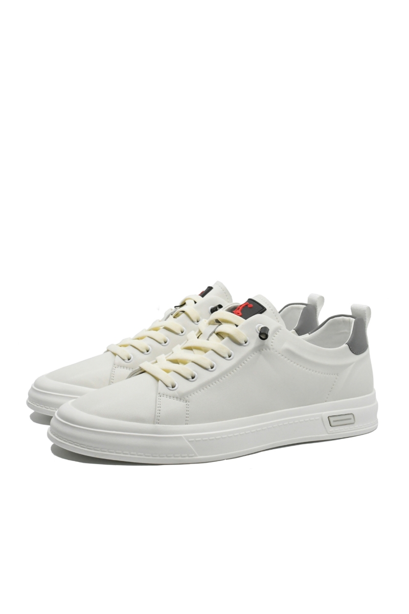 Imagine Pantofi sport alb clasic, din piele naturală OTR640021