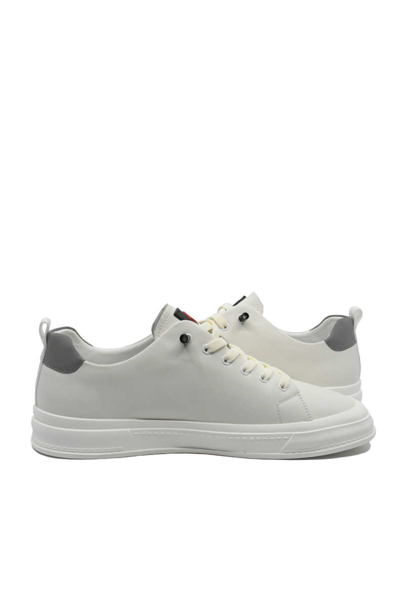 Imagine Pantofi sport alb clasic, din piele naturală OTR640021