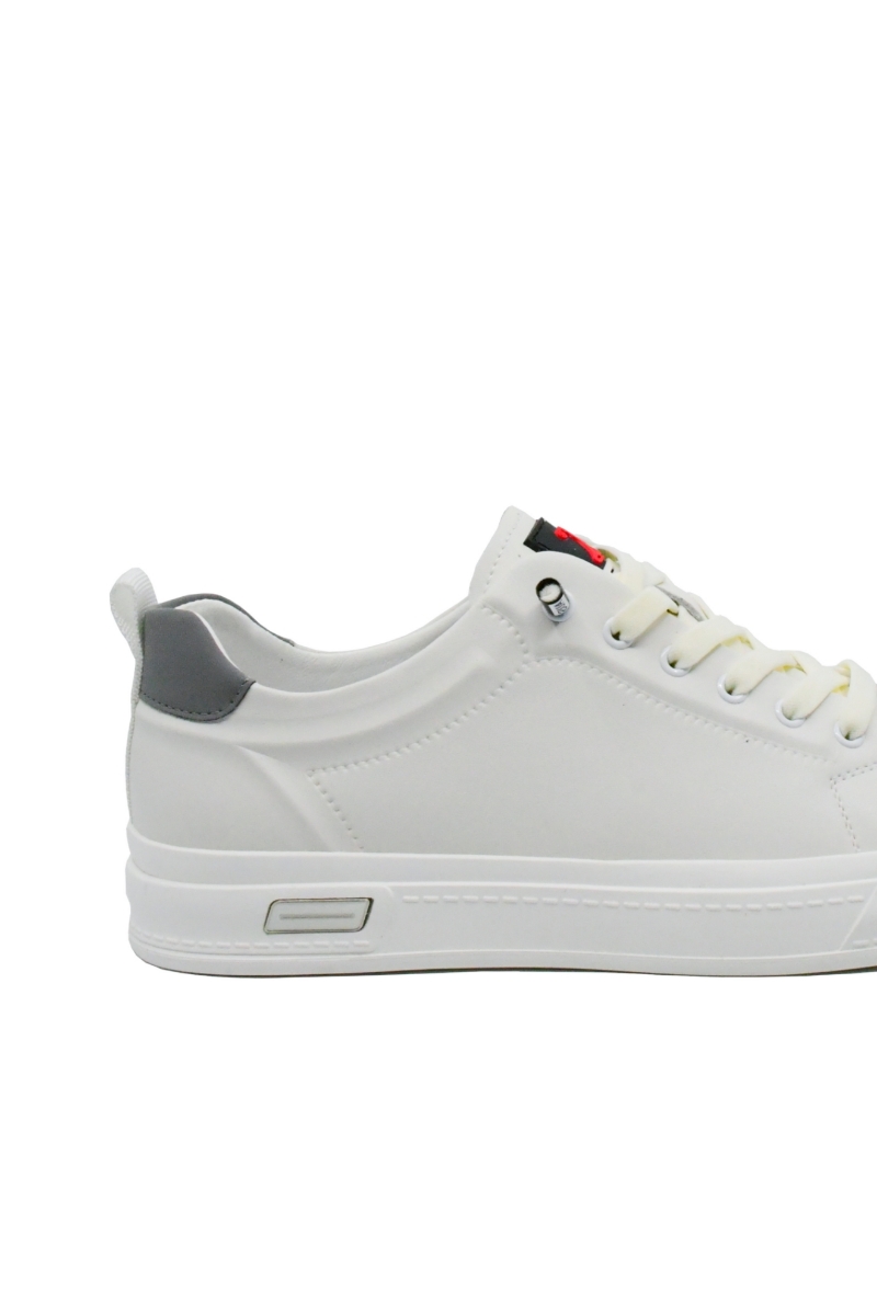 Imagine Pantofi sport alb clasic, din piele naturală OTR640021