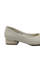 Imagine Pantofi damă cu vârf ascuțit bej din piele naturală OTR840017