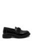 Imagine Pantofi loafer damă negri din lac cu baretă elastică OTR840006
