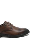 Imagine Pantofi bărbați stil derby, maro, din piele naturală FNX16233