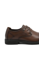 Imagine Pantofi bărbați stil derby, maro, din piele naturală FNX16233