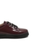 Imagine Pantofi damă casual-office, cu șiret, bordo wine din lac KIVA3113