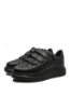 Imagine Pantofi sport damă cu barete negri din piele naturală LF081