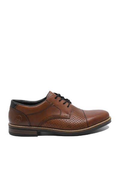 Imagine Pantofi bărbați smart-casual maro din piele naturală RIK13517-24