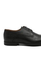 Imagine Pantofi eleganți derby negri din piele naturală MIR12097