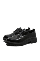 Imagine Pantofi damă cu talpa masivă negri din lac OTR90005