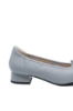 Imagine Pantofi damă cu aplicație cu ștrasuri, light blue, din piele naturală FNX5598