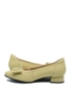 Imagine Pantofi damă cu aplicație cu ștrasuri, light yellow, din piele naturală FNX5598