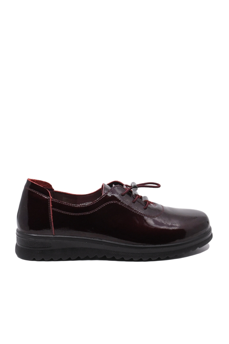 Imagine Pantofi damă smart office bordo din lac OTR440003