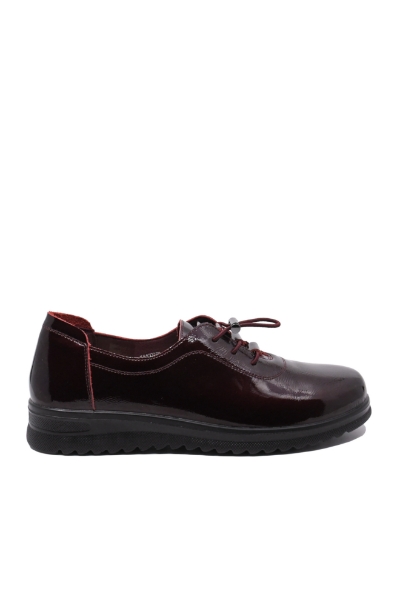 Imagine Pantofi damă smart office bordo din lac OTR440003