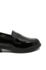 Imagine Pantofi loafer damă negri din lac cu model croco OTR440007