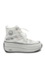 Imagine Sneakers high-top albi din material textil RIK90012-80