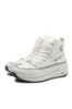 Imagine Sneakers high-top albi din material textil RIK90012-80