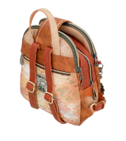 Imagine Rucsac mediu camel, cu compartiment triplu, colecția Peace & Love 38805-043