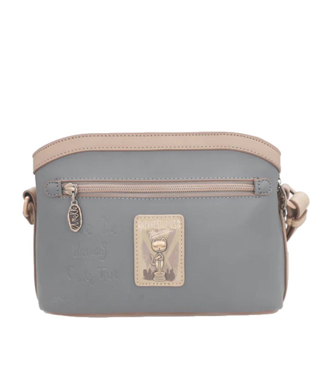 Imagine Poșetuță bej sidefat, tip crossbody, colecția Hollywood 38703-258