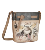 Imagine Poșetă cu fundă, gri-bej, tip crossbody, colecția Hollywood 38703-402