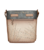 Imagine Poșetă cu fundă, gri-bej, tip crossbody, colecția Hollywood 38703-402