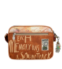 Imagine Poșetă camel, tip crossbody, colecția Peace & Love Flowers 38833-188