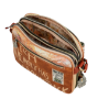Imagine Poșetă camel, tip crossbody, colecția Peace & Love Flowers 38833-188