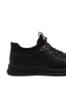 Imagine Pantofi sport negri, perforați, din piele naturală OTR640020