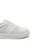 Imagine Pantofi sport albi, din piele naturală cu perforații OTR640019