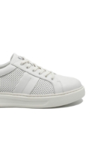 Imagine Pantofi sport albi, din piele naturală cu perforații OTR640019