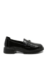 Imagine Pantofi loafer trendy negru lucios din lac FNX8301-35