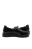 Imagine Pantofi loafer trendy negru lucios din lac FNX8301-35