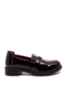 Imagine Pantofi loafer damă grena wine din lac FNX90207-70