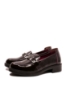 Imagine Pantofi loafer damă grena wine din lac FNX90207-70