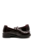 Imagine Pantofi loafer damă grena wine din lac FNX90207-70