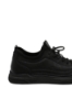Imagine Pantofi casual-sport negri din piele naturală cu granulații fine FNX2305950